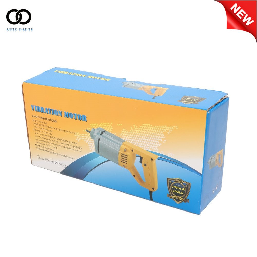 Power Concrete Vibrator Concrete Vibrabrater with 1.5m Copper Shaft 110V 1300W