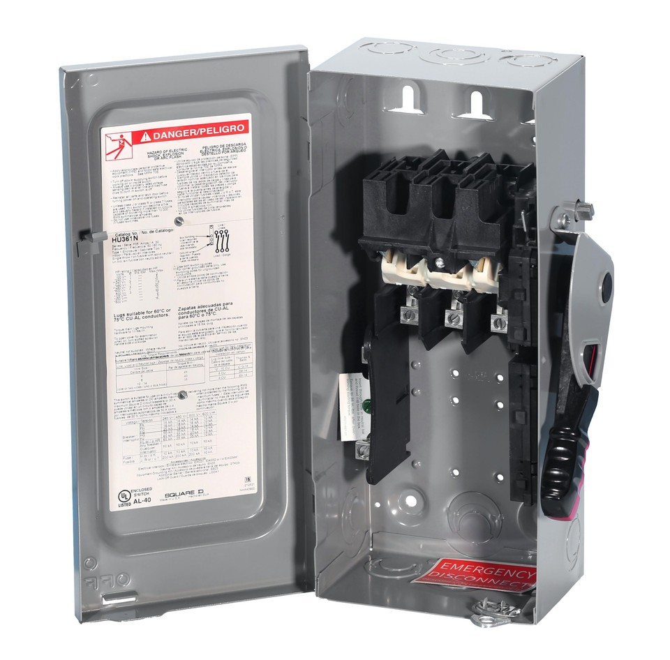 HU361N Heavy Duty Non-Fusible Safety Switch w/Neutral