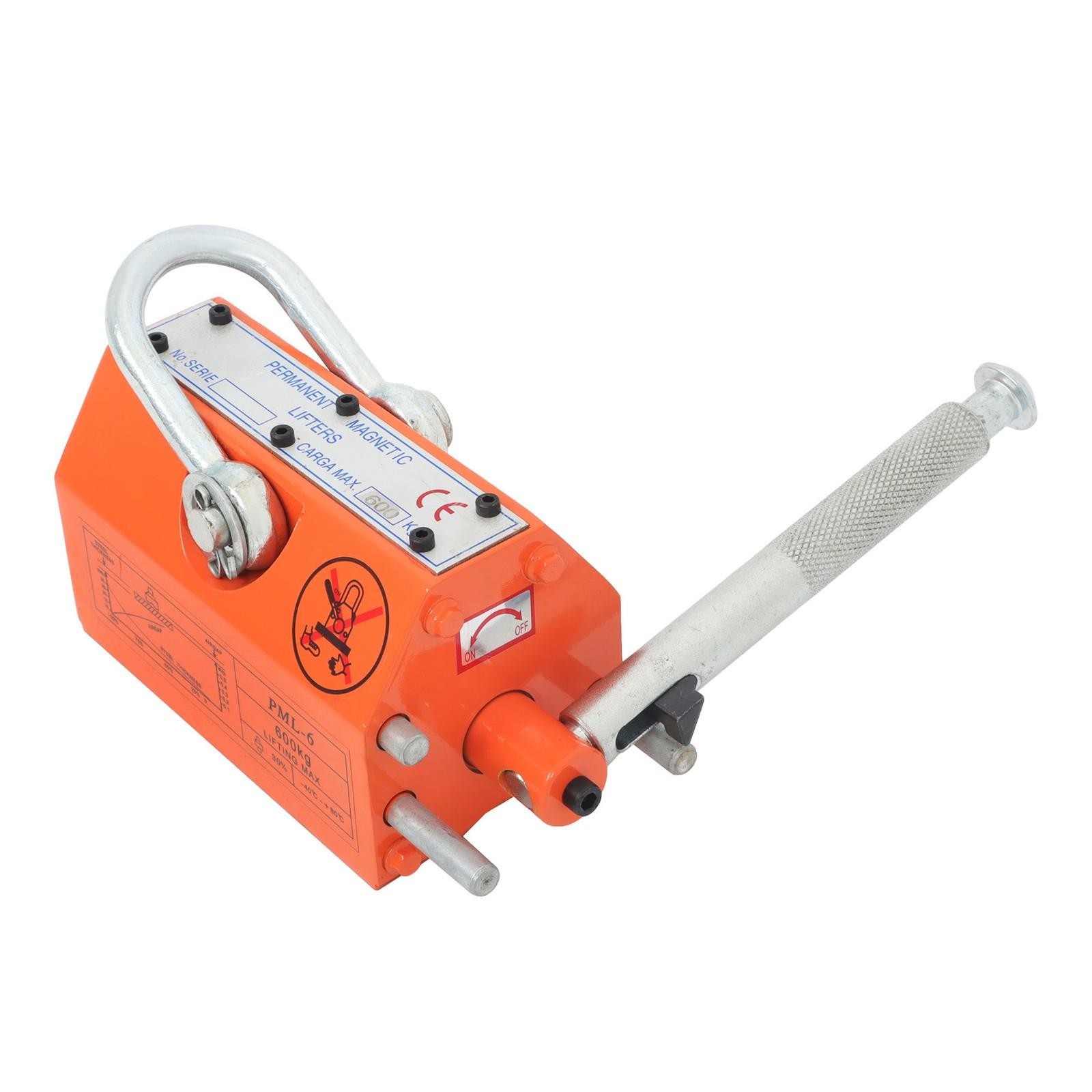 Magnetic Crane Permanent Magnetic Lifter 600Kg/1320Lbs Lifting Magnet Neodymium