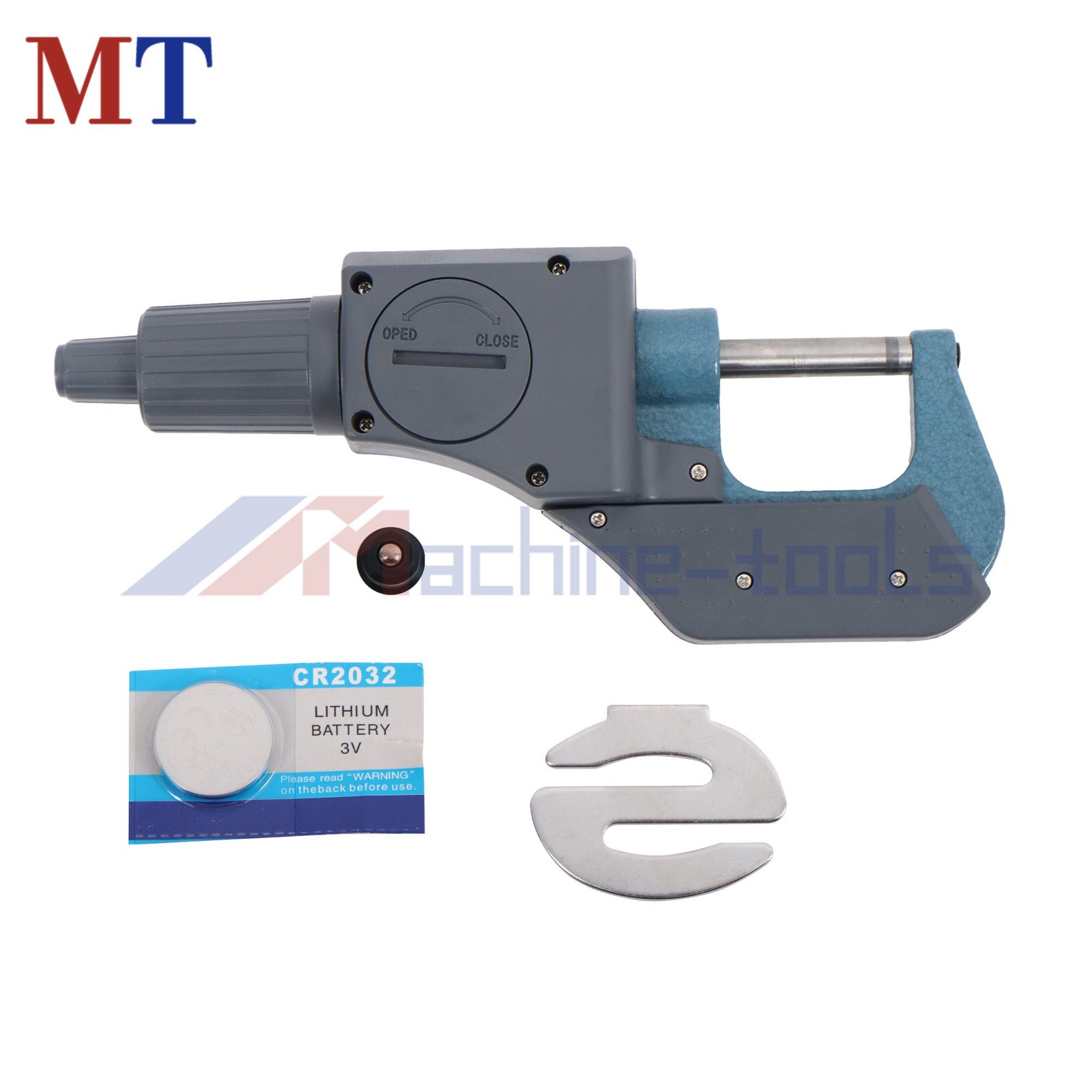 0-25mm Caliper Carbide Tip Digital Electronic Outside Micrometer 0-1″ 0.00005″