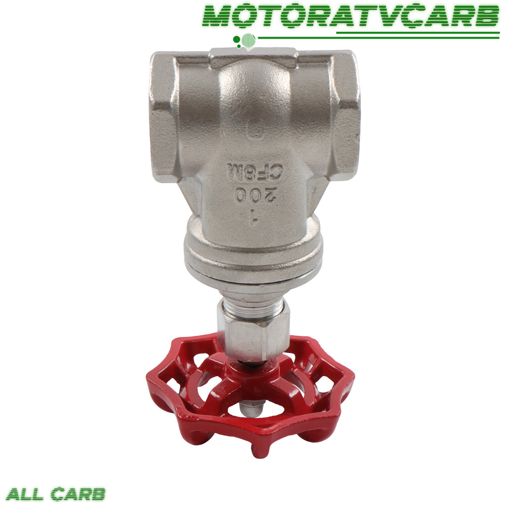 ALL-CARB 1″ NPT 304 Stainless Steel DN25 Female Threaded Rotary Globe Valve