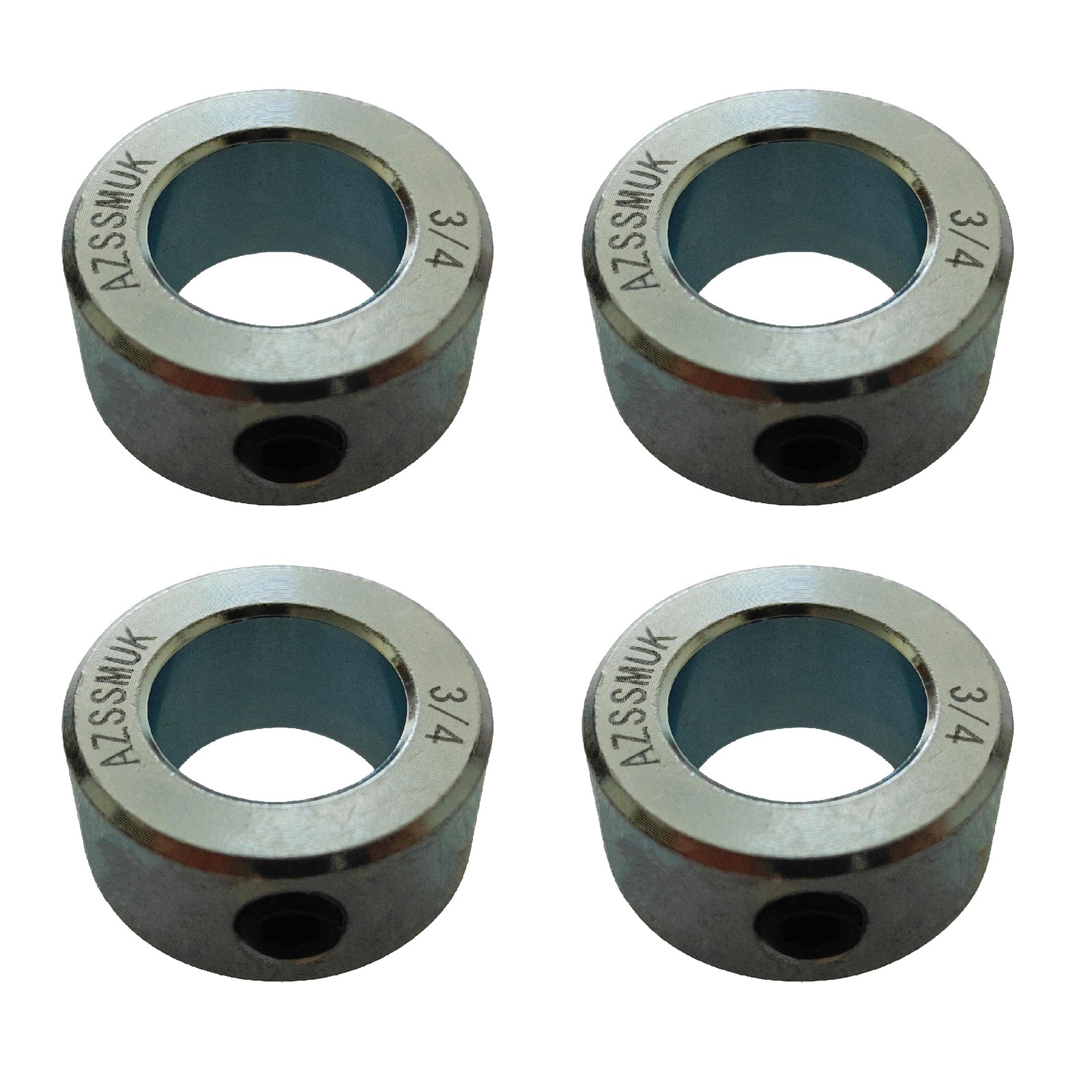 3/4″ Bore Solid Steel Zinc Plated Set Screw Shaft Collars Lawn Tractor Doors