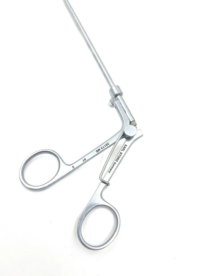 Karl Storz 26173MS Needle Holder and Suture Grasper, Sizes 5mm, Length 36cm