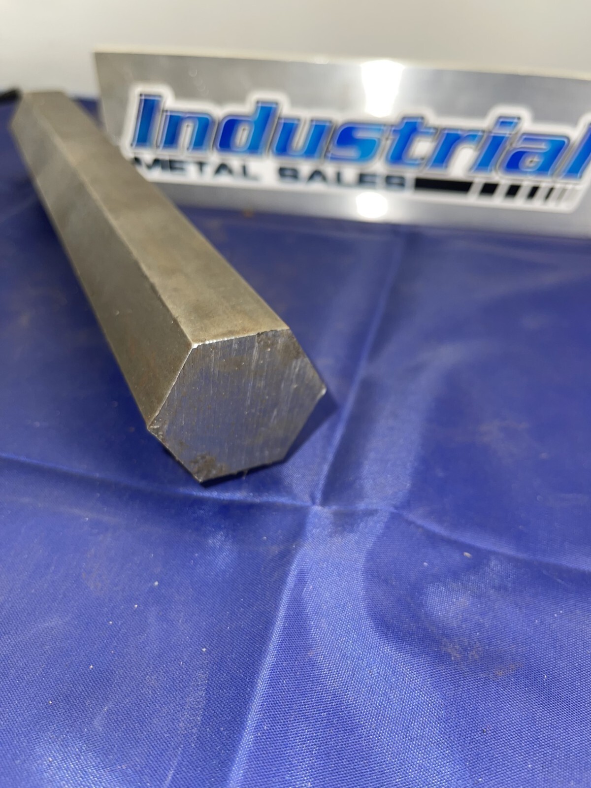 1-5/8″ x 12″-Long C1018 Steel Hexagonal Bar– 1.625″ Hexagonal 1018 Steel Rod
