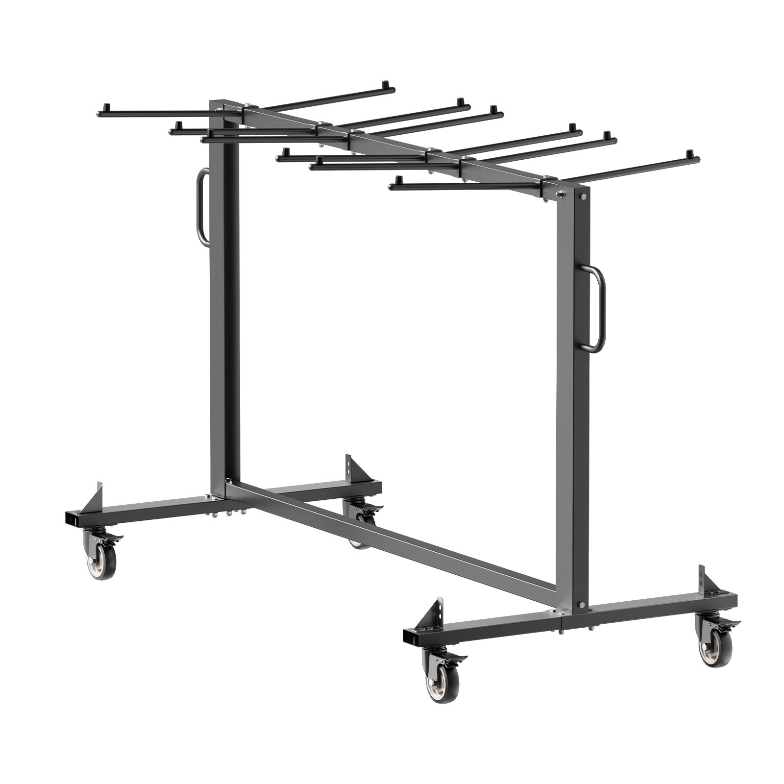 Folding Chair Rack Cart for 42 Chairs or 12 Tables of 400 LBS with Wheels