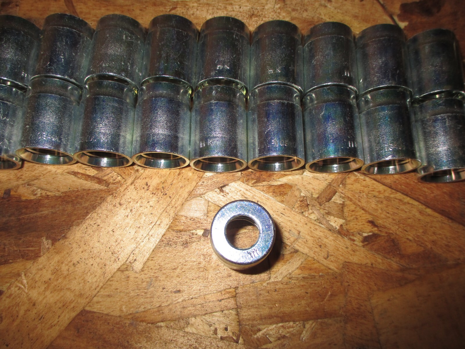 20 PACK MANULI HYDRAULIC HOSE FITTINGS 2 PIECE FERRULE 1/4″ 20 PACK