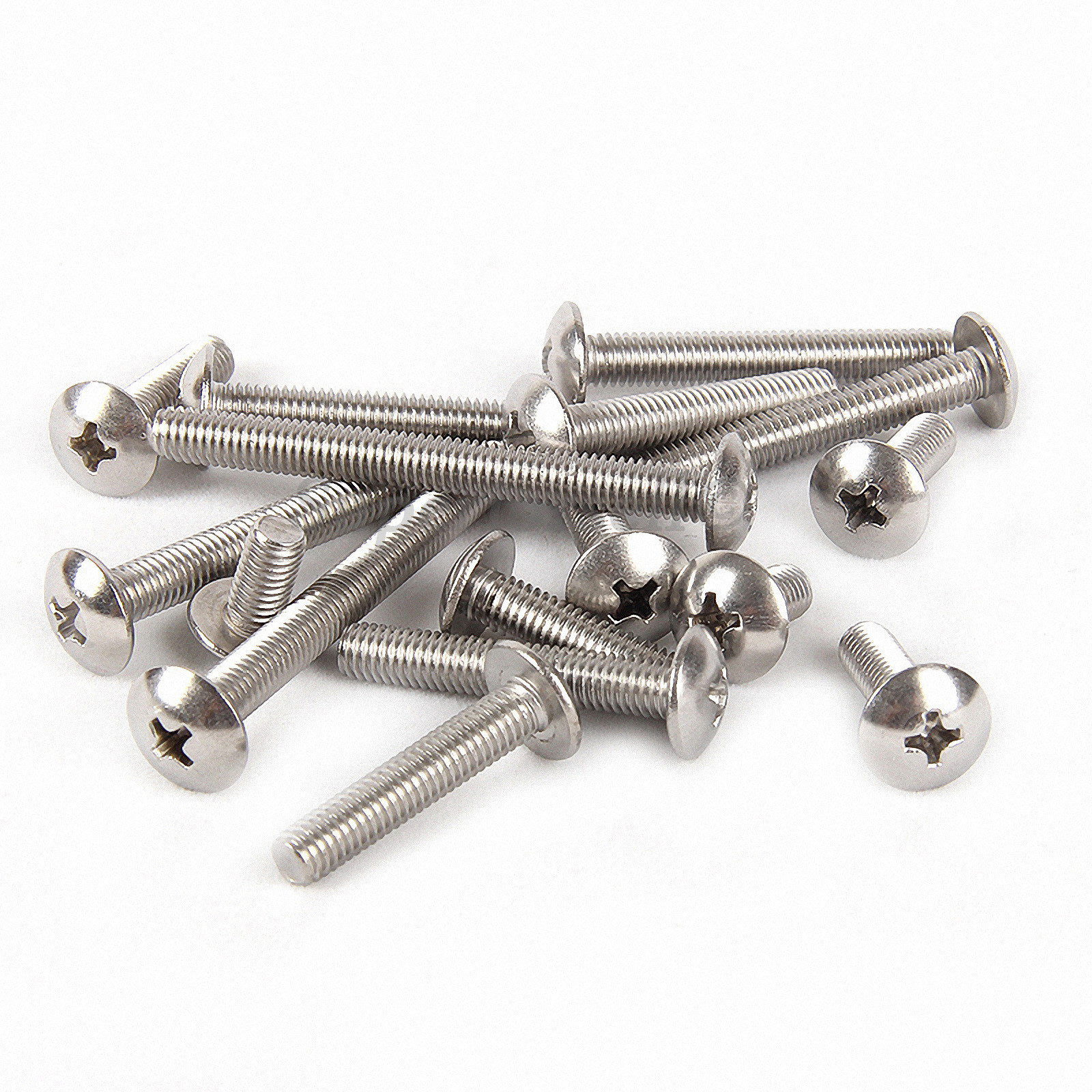 M4 M5 M6 Phillips Truss Head Machine Screws – SUS201 Stainless Steel