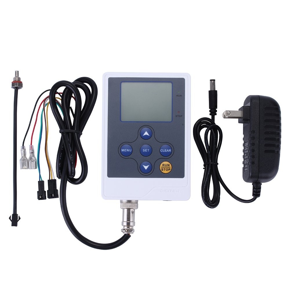 DIGITEN Water Liquid Flow Rate Volume Digital Display Flowmeter Quantitative…
