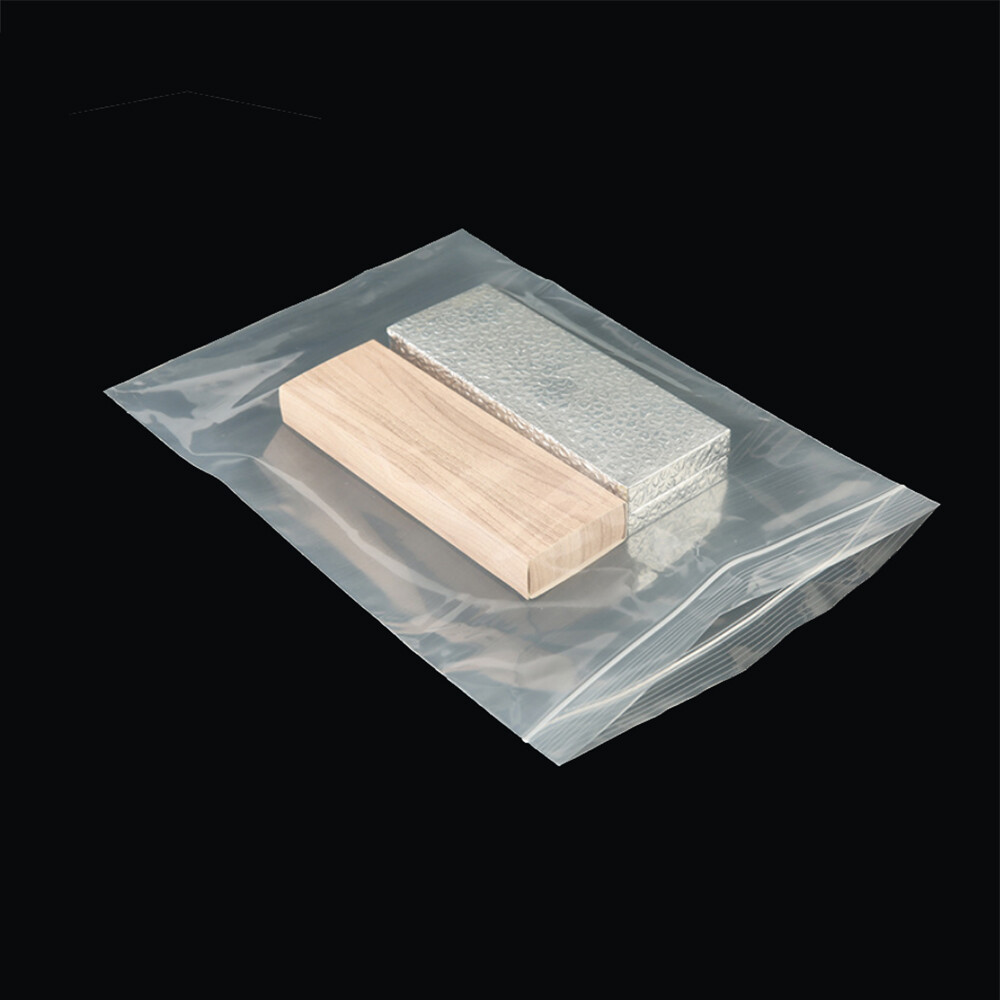 1000pcs 2-MIL Clear Reclosable ZipLock Poly Bags with Resealable Lock Seal