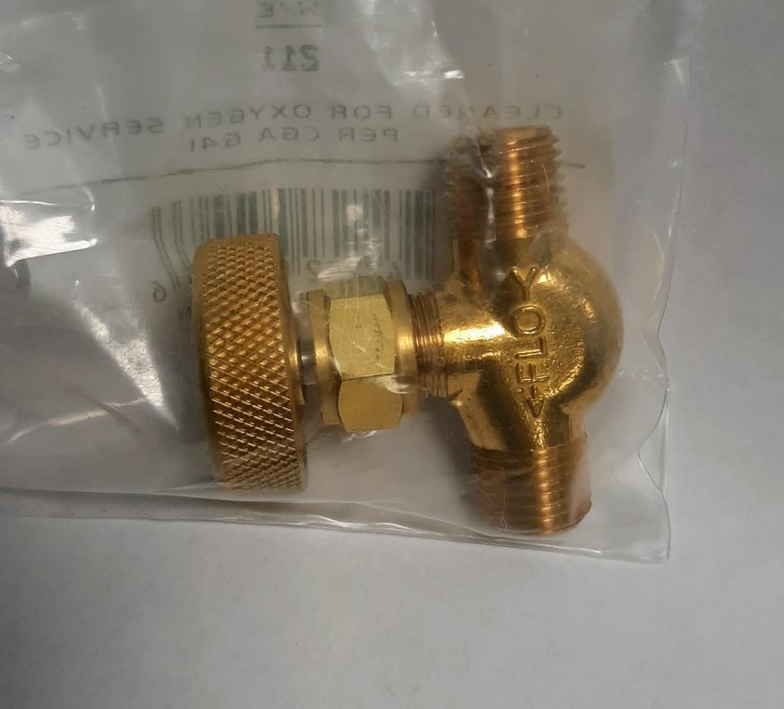 V-333 3000 PSI Brass Seat Shut-Off Valve 1/4 NPTM X1/4 NPTM USA SELLER