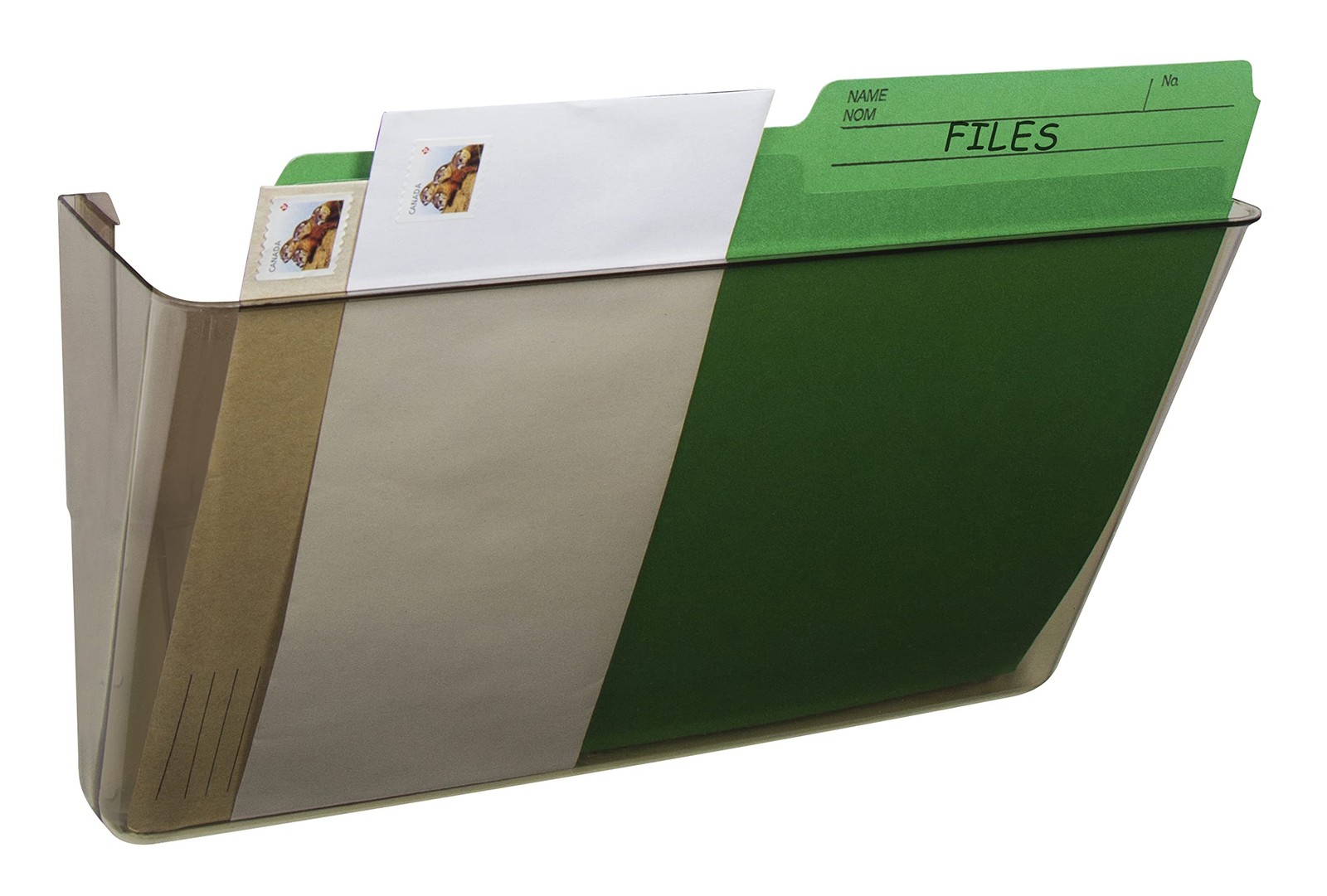 Storex Wall File 13 X 4 X 7 Inches Letter Smoke Case Of 6 70220A06C