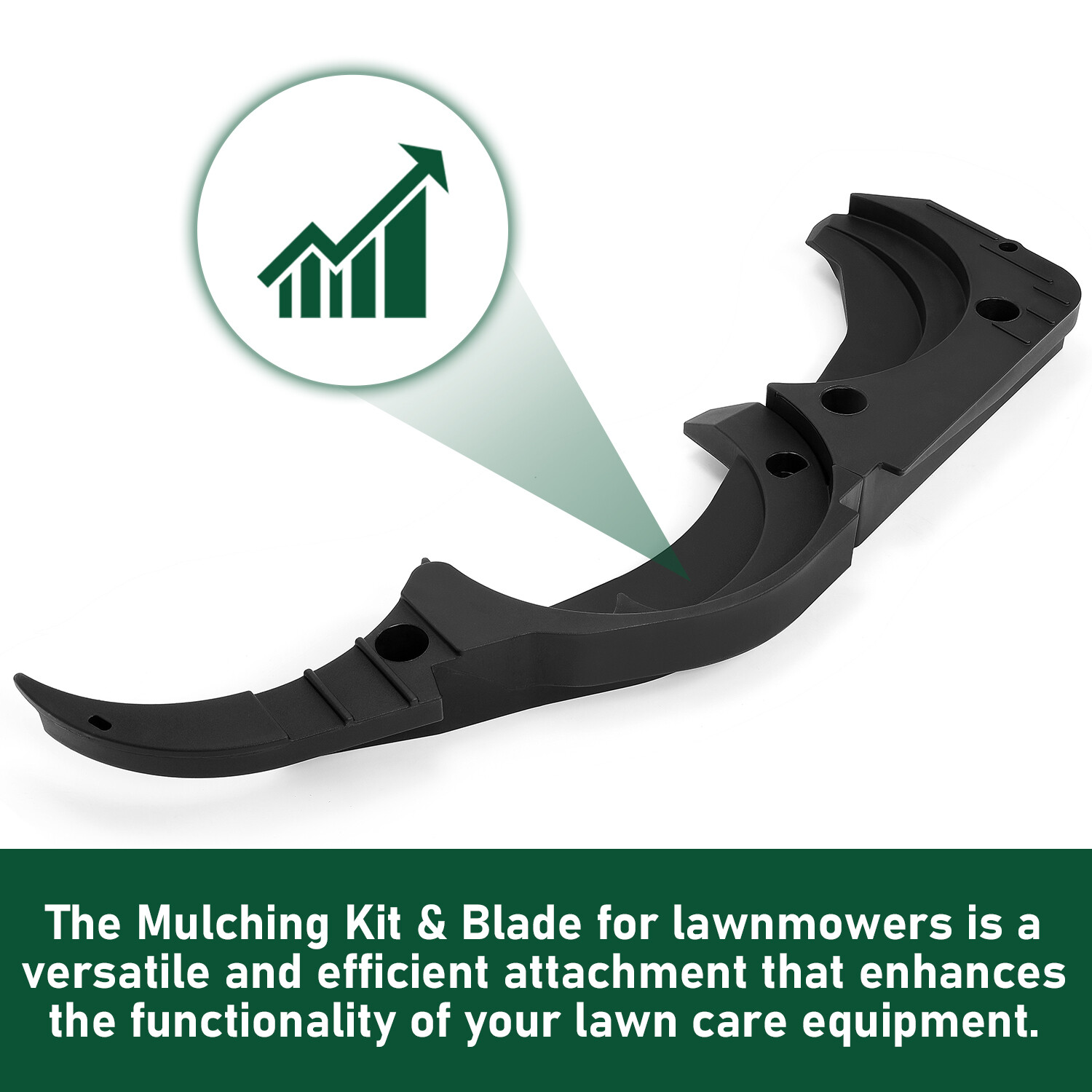 54″ Lawn Mower Grass Mulching Kit Attachment w/Blades #BM20827 For John Deere
