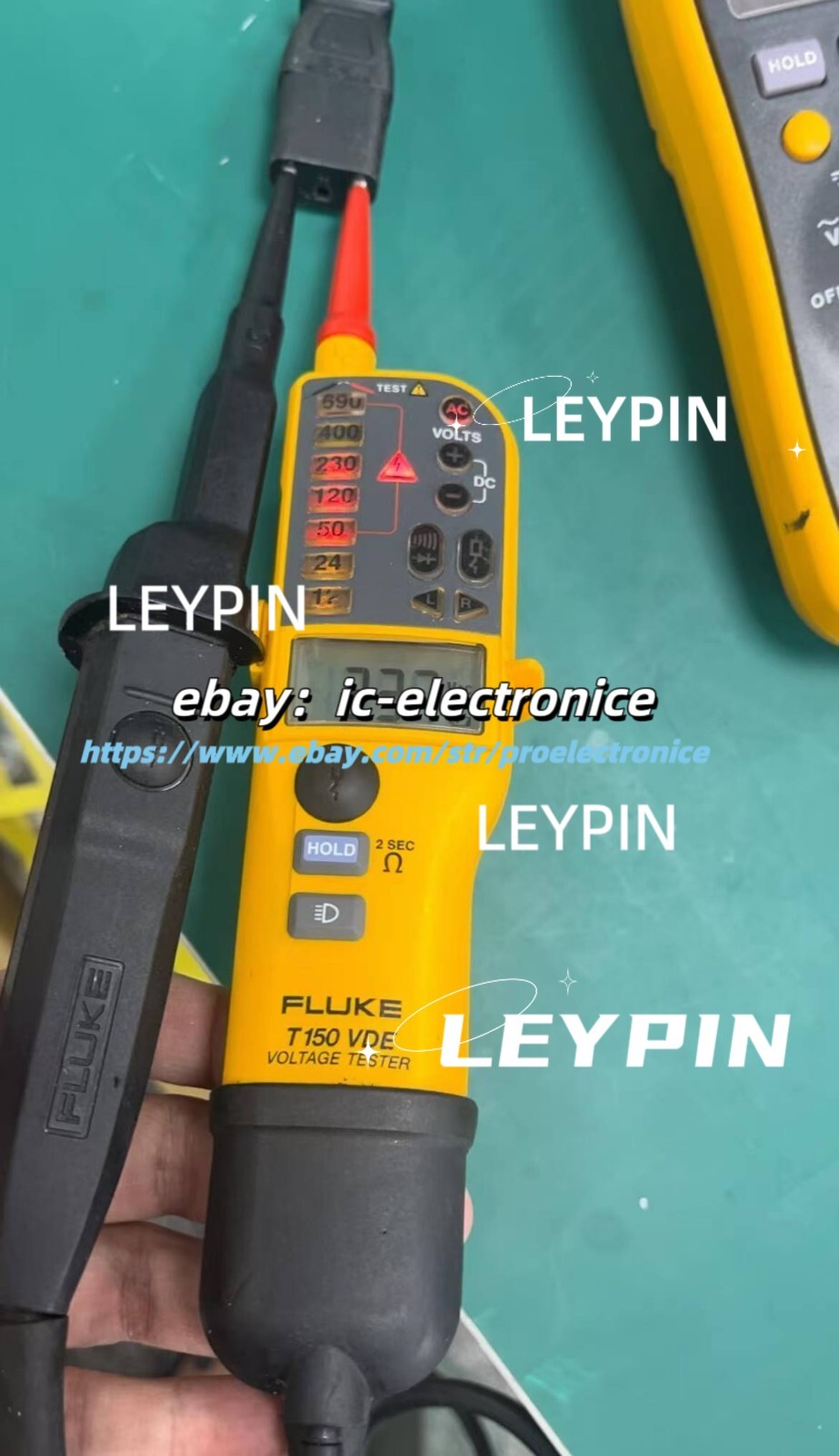 FlukeT150VDE OR FLUKET150 Electrical Tester/Beautiful appearance, good functi/ic