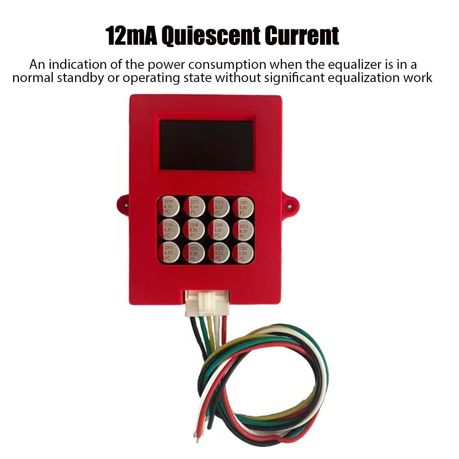 5A 4S LiFePo4 & NCM Active Battery Balancer, 12V, 0-5.5A Adaptive, Digital Vo…