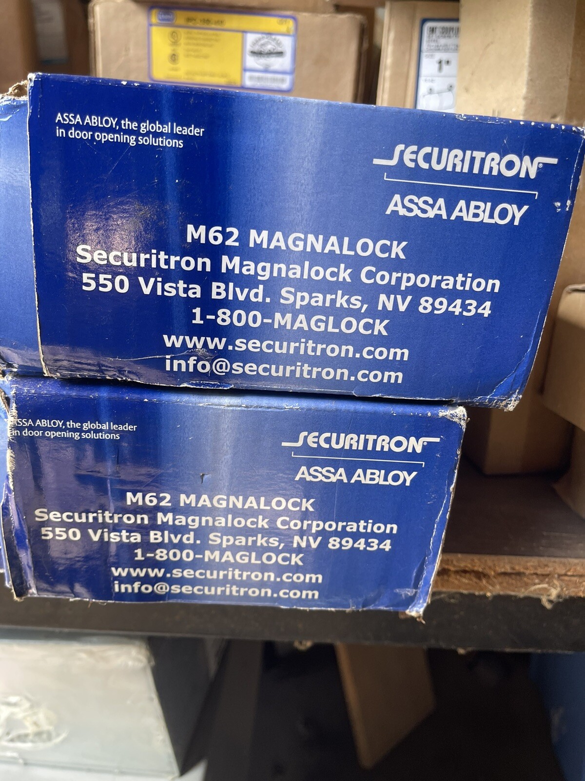 Securitron M62BD Maglock 1200lb 12/24 VDC Holding Force Electromagnetic Door