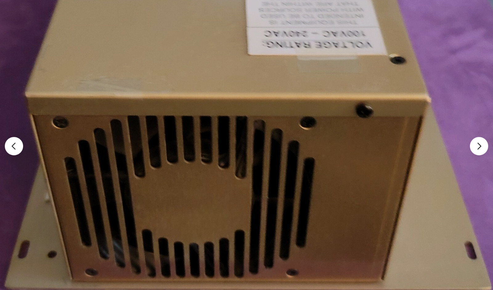 JDS UNIPHASE LASER POWER SUPPLY 2119U-020SLCBCC 100-240V MAX 15A 50/60HZ