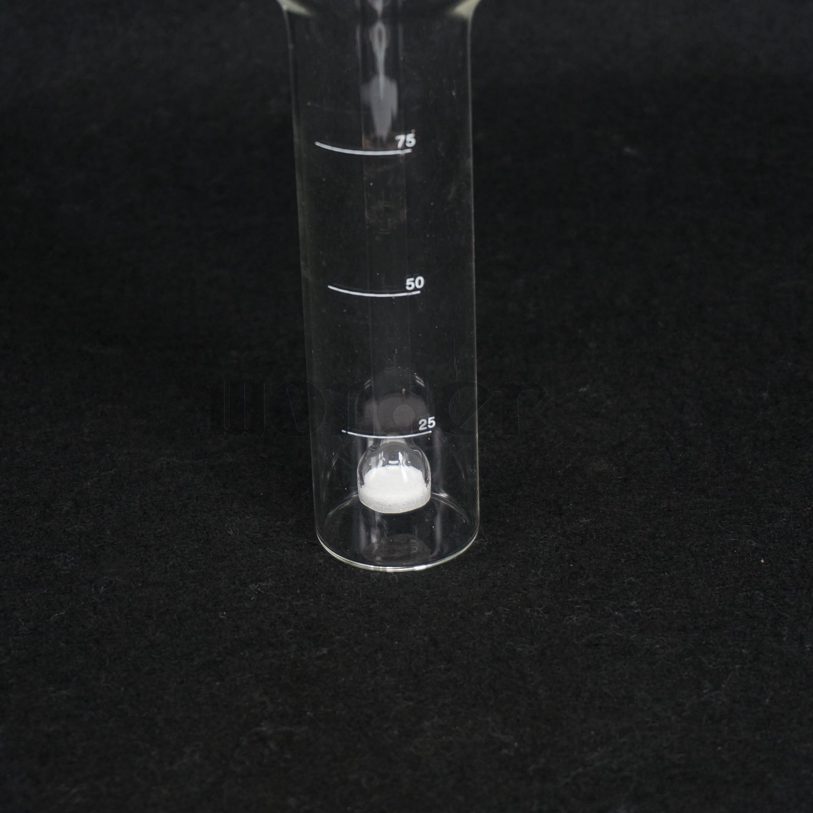 75ml Clear Sulfur Dioxide Absorber Tube Bottle Apparatus Chemistry Lab Glassware