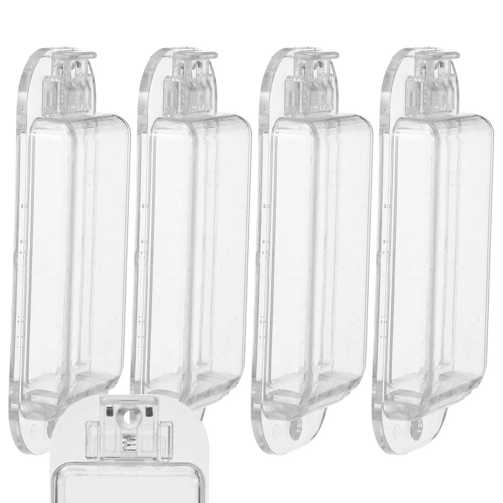 4 Pcs Protective Switch Cover Clear Transparent Light Button Protector