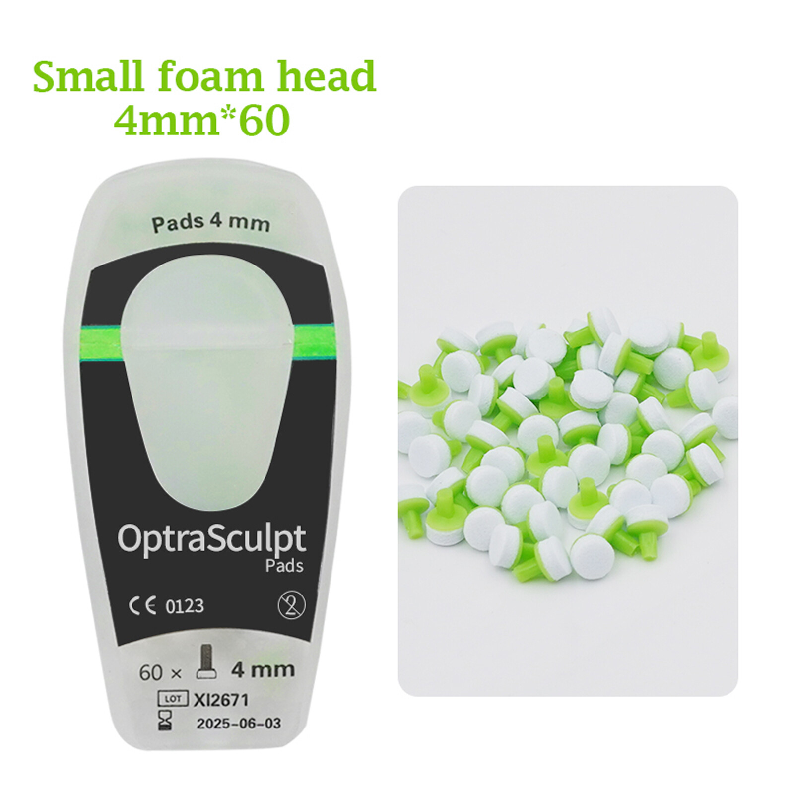 Dental OptraSculpt Foam Pads Kit Veneer Composite Resin Filling Spatula Handle