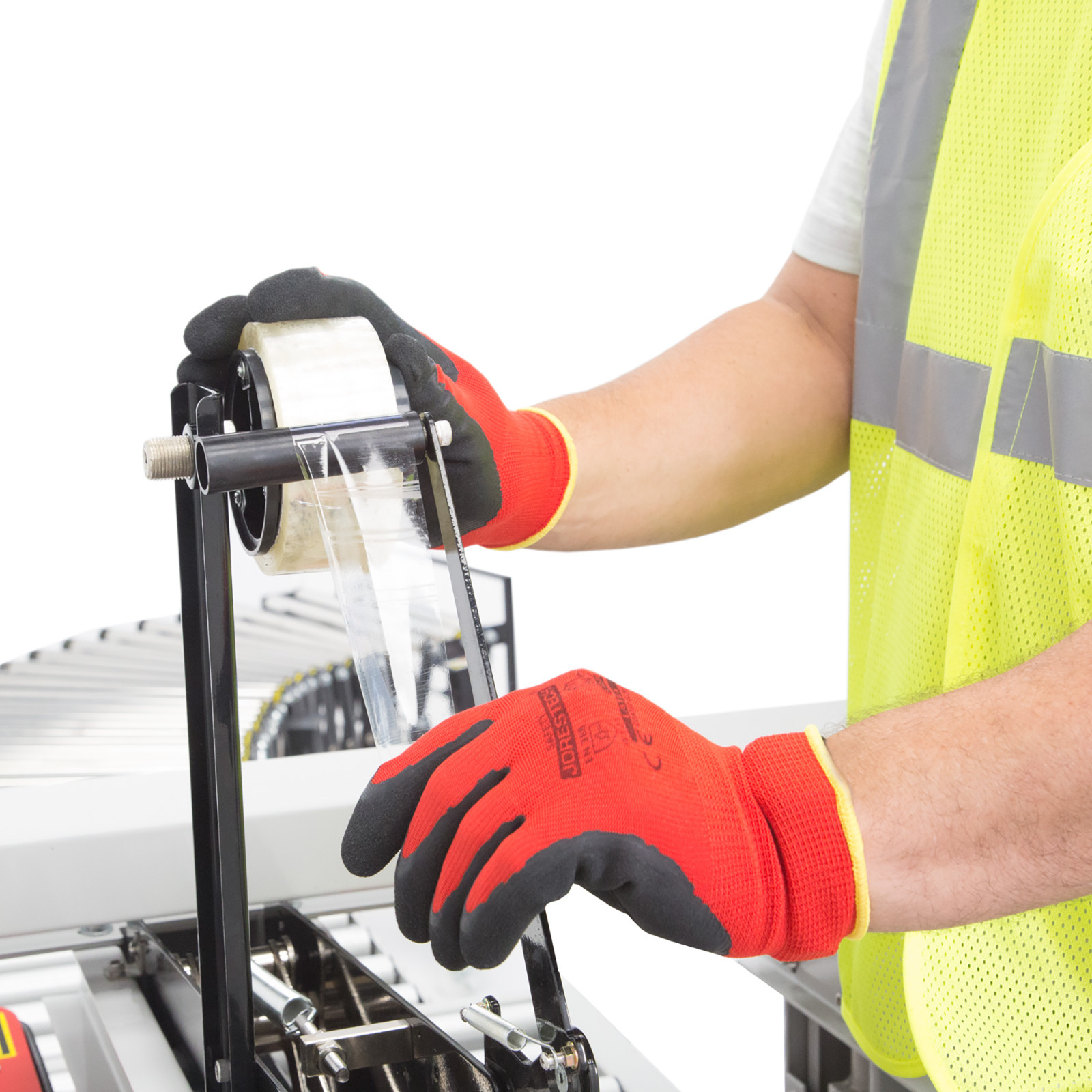 12 Polyester Mechanics Gloves Dipped w/ Latex light weight JORESTECH