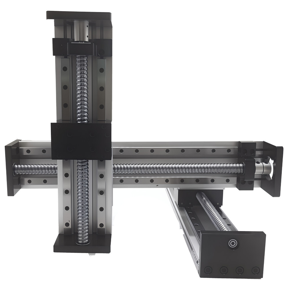 XYZ Ball Screw Slider Linear Modules Motion Table With Motor Kits for cnc router