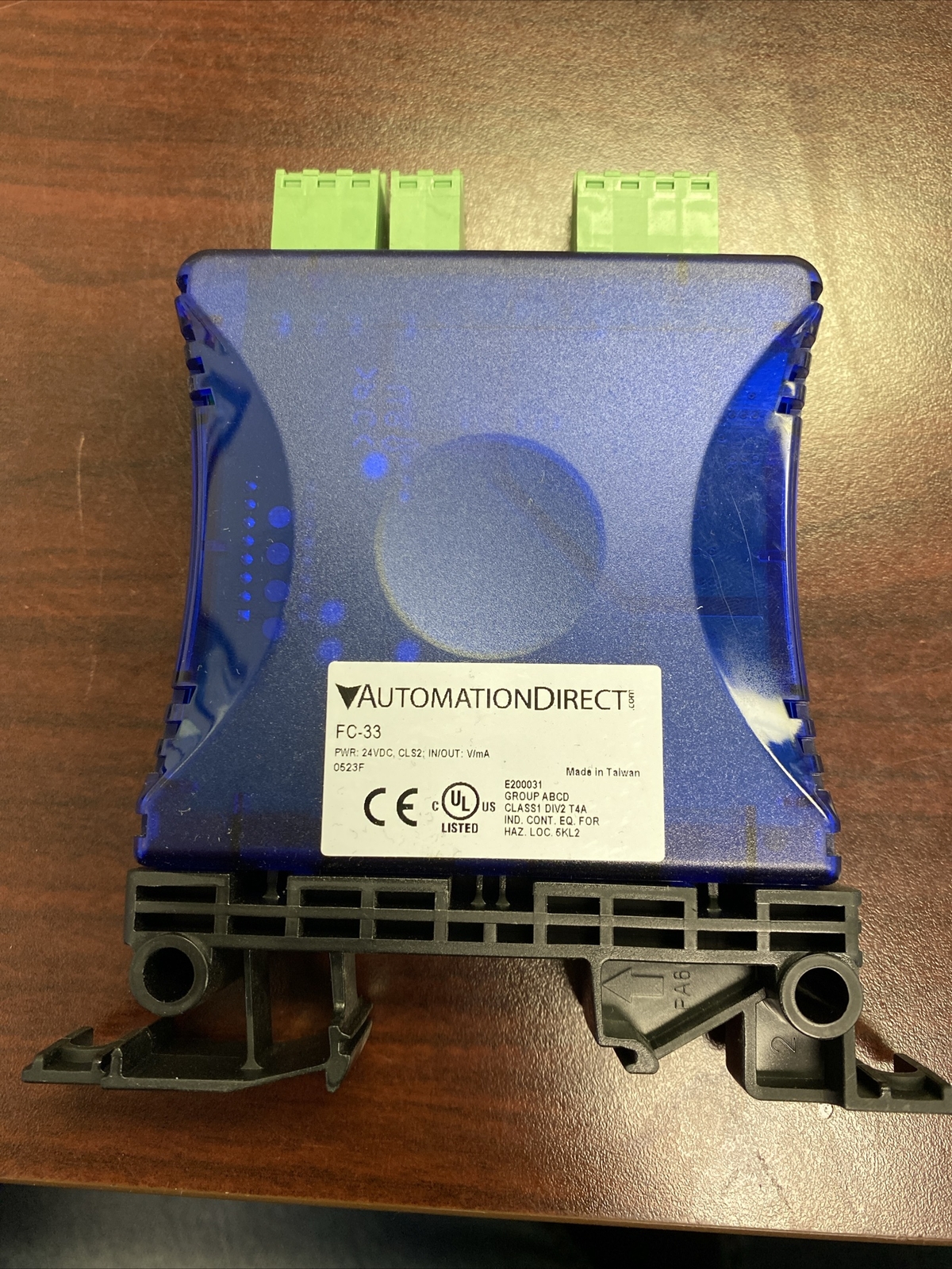 AutomationDirect FC-33 Signal Conditioner 24VDC 0-5V 0-10V 0-20mA 4-20mA