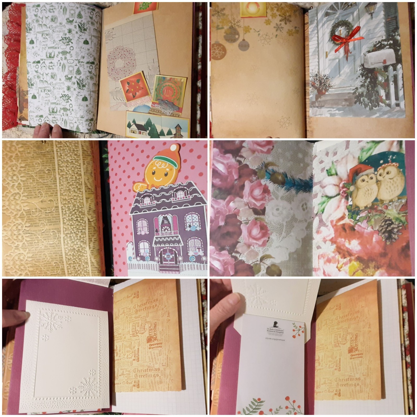 CHUNKY Junk Journal Memories Christmas in July Handmade 100+ pages