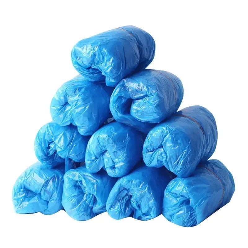 Disposable Non-Slip Shoe Covers (1000 Pairs) Blue Extra Large Non-Woven Durable