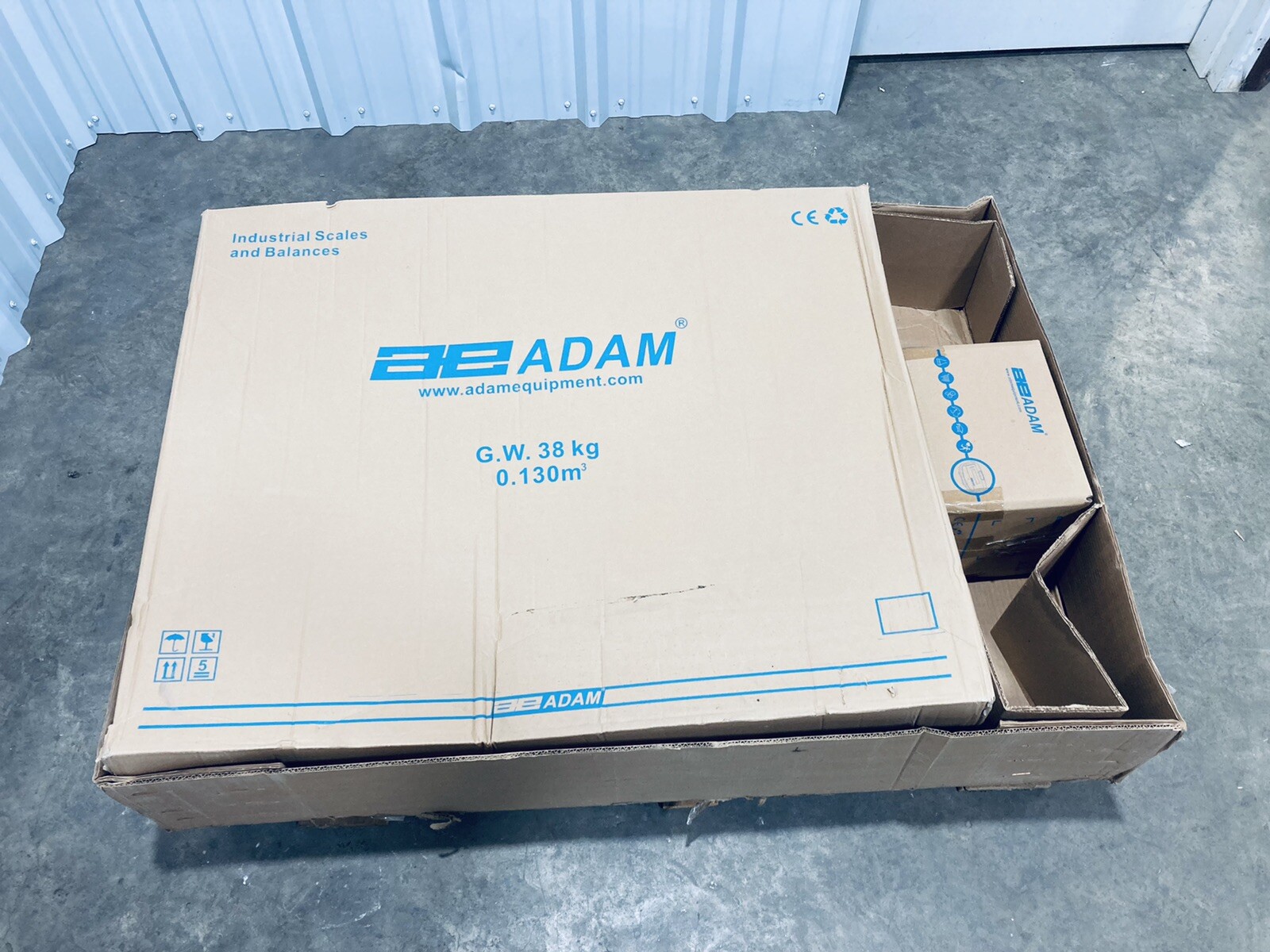 NEW ADAM PTM 500 PLATFORM FLOOR SCALE 500 KG
