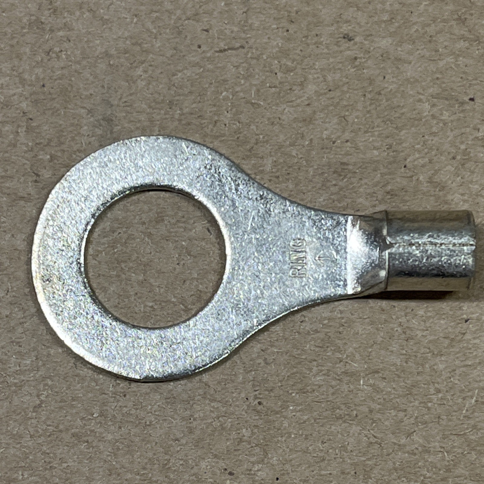 BURNDY Yad4cm16e58 NON-insulated Compression Terminal, 4 Awg Max, 5/8 In Stud