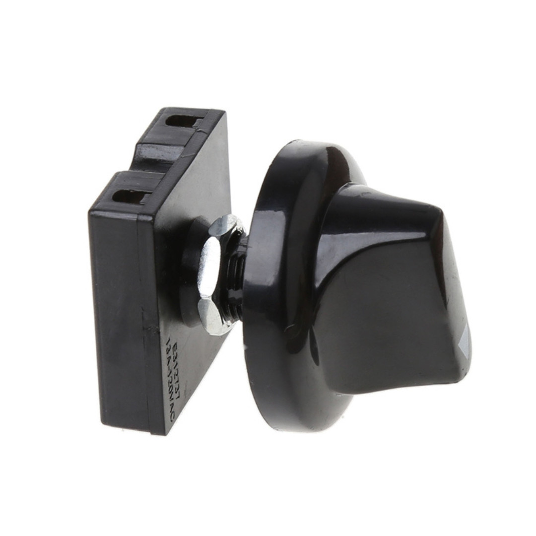4 Position 3 Speed Fan Switch Rotary Controller with Knob 13A 250V