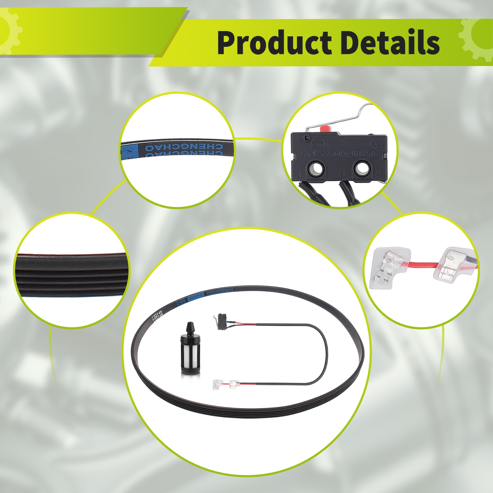 Cut Off Saw Drive Belt For Stihl TS410 TS420 TS500i Cut off Saw 9490 000 7900