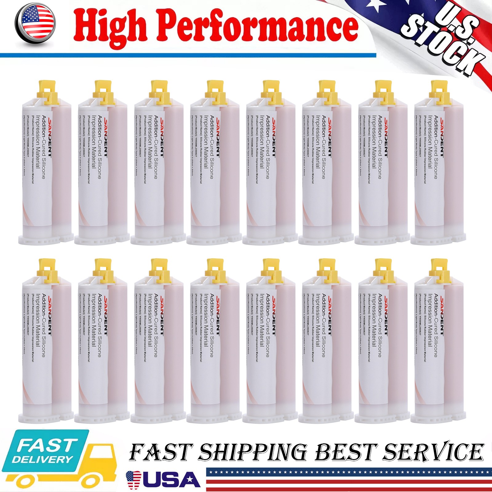 Type-3 Light Body Regular Set VPS Impression Material 50Ml +5 Intraoral&Mix Tips