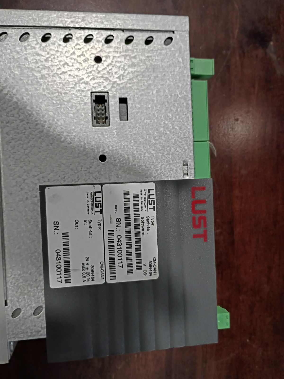 LUST LTI CDA32.004C1.4.H08.B0 SERVO CONTROLLER DRIVES 230V AC #1
