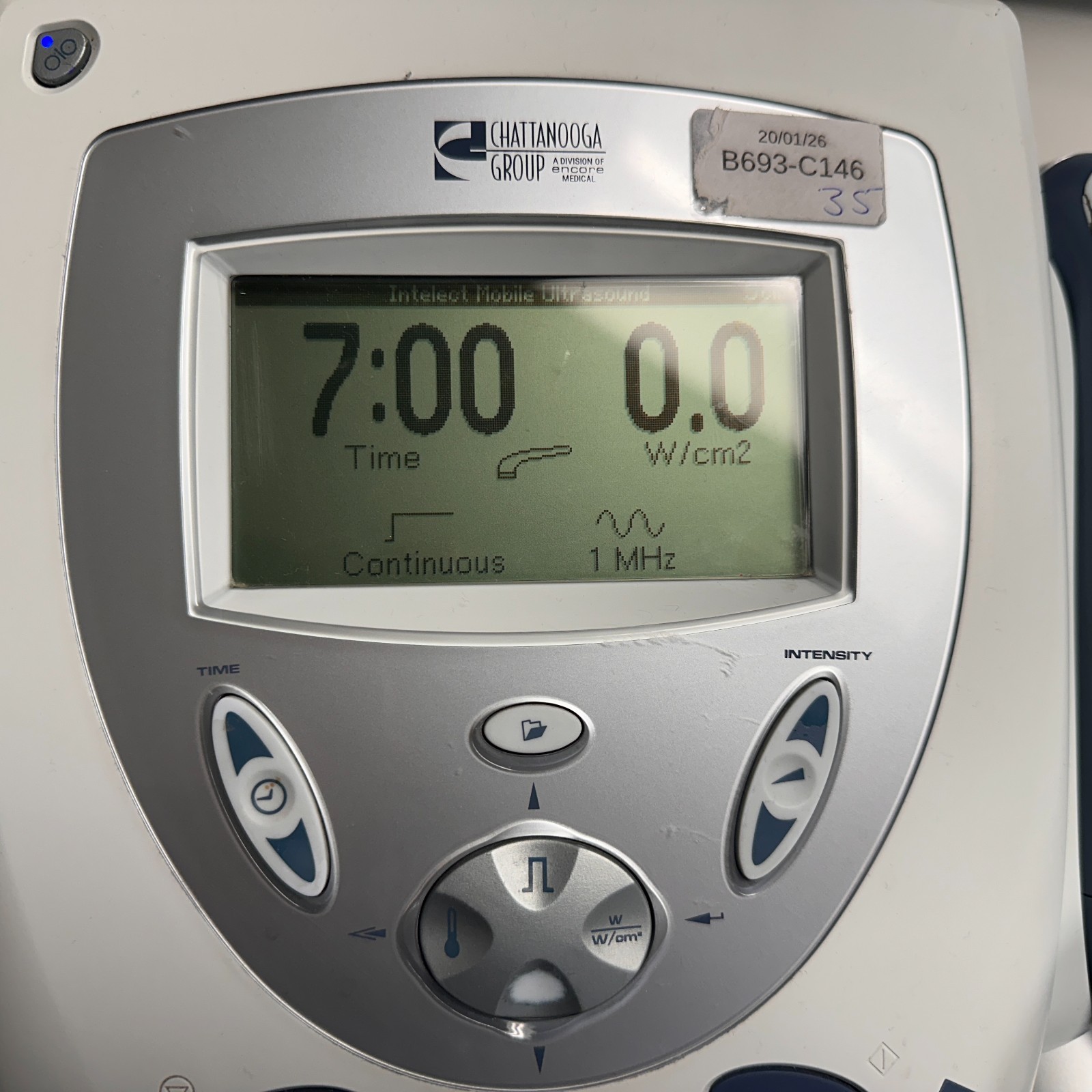 Chattanooga Intelect 2776 Ultrasound Unit with 5cm Probe & Power Cable