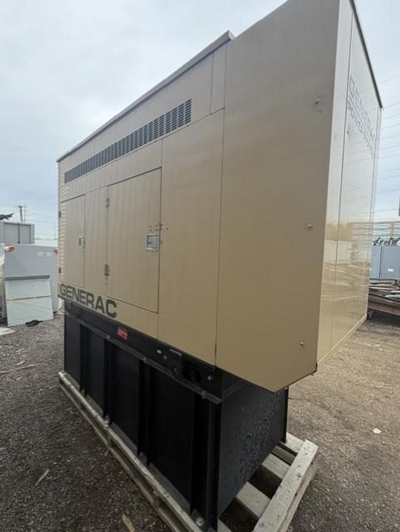 60 KW DIESEL GENERATOR GENERAC 120/240 VOLT ONLY 252 HRS SOUND ENCLOSED VIDEO