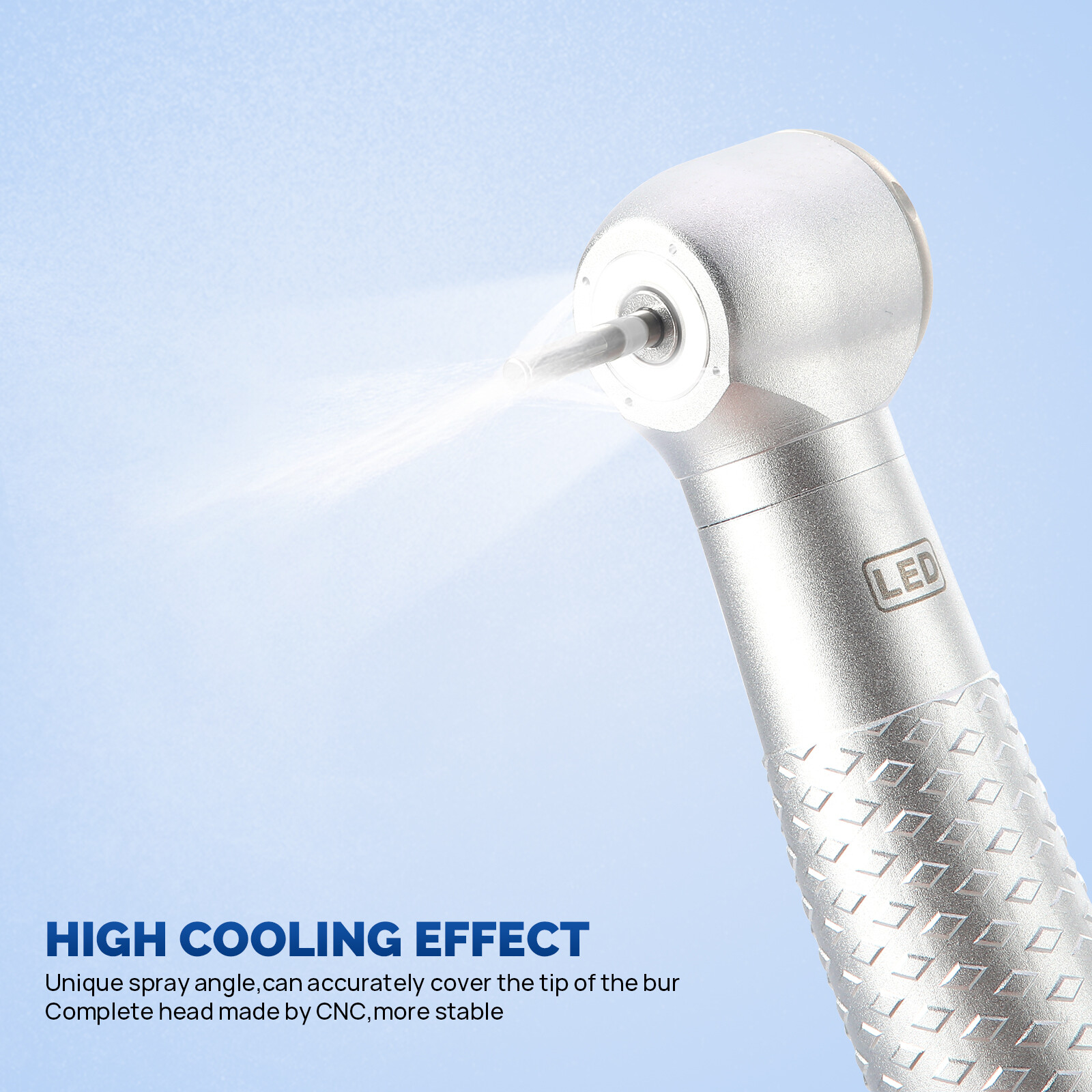 COXO High-speed Air Turbine LED Handpiece W/ Generator, 300,000~400,000rpm 4hole