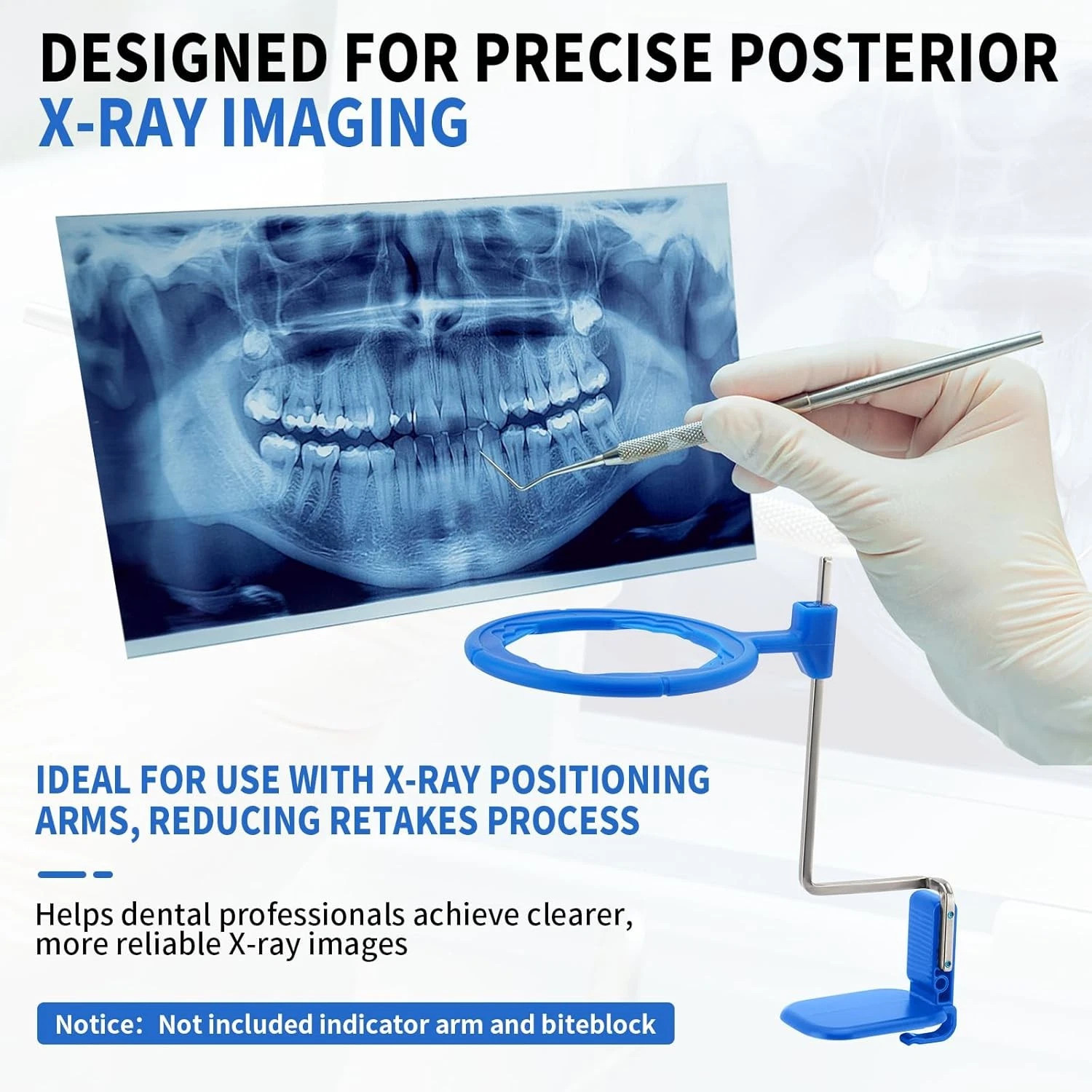 Digital Sensor Holder Dental X-Ray Aiming Ring Bitewing/Anterior/Posterior Arm