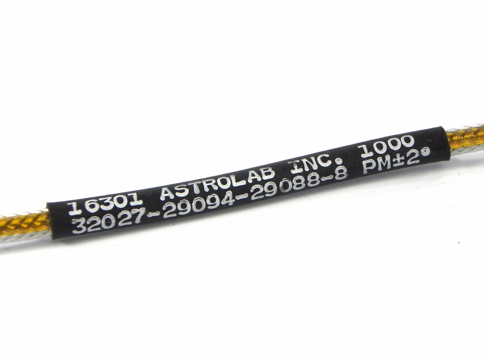 Astrolab 1000 Cable, SMA M to SMA F SS Bulkhead F 8″ Semi Rigid Lot of 12