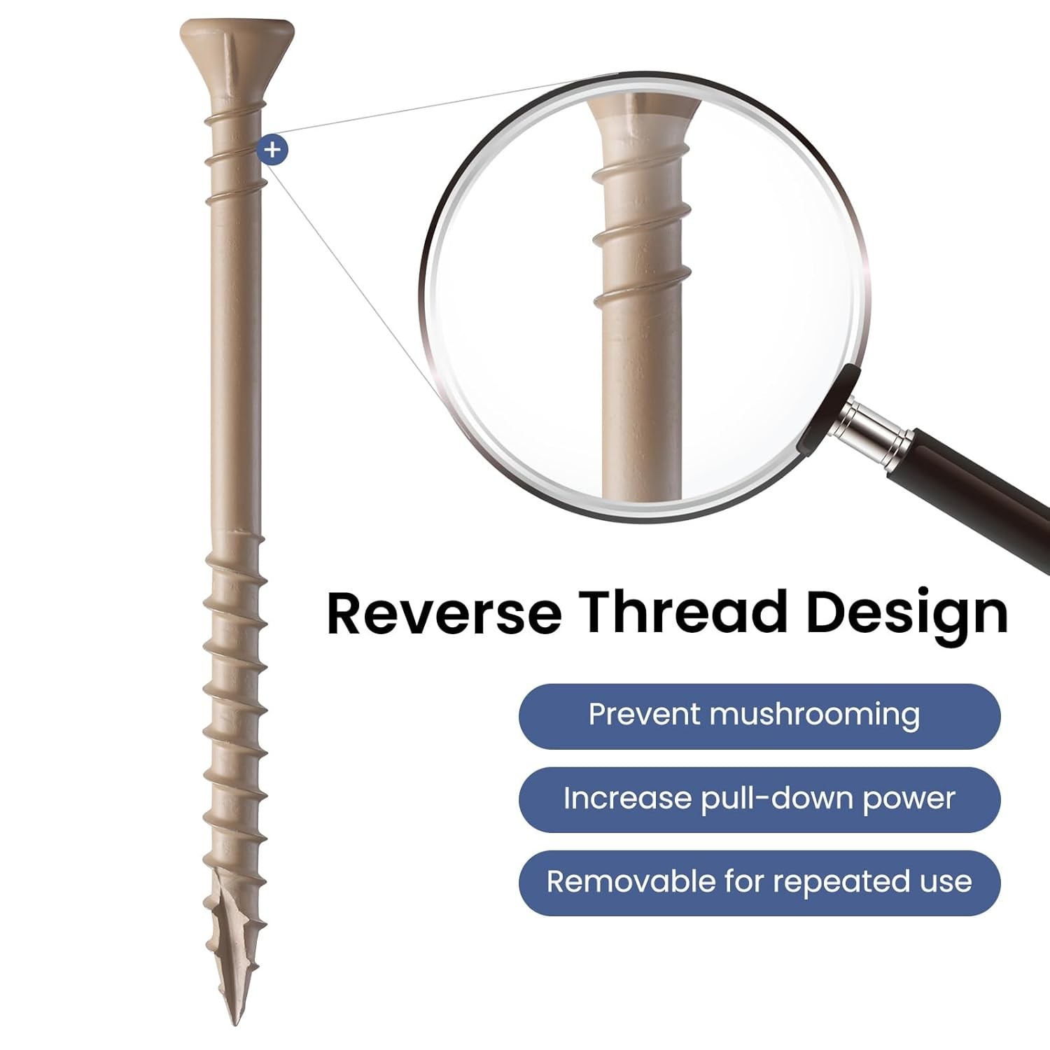 Deck Screws 3 Inch Exterior Wood Screws Flat Head Torx Drive Rust Resistant E…