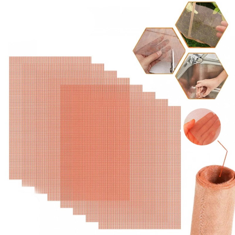 10-200 Mesh 99.9% Copper Screen Woven Mesh Screen Copper Mesh Cloth