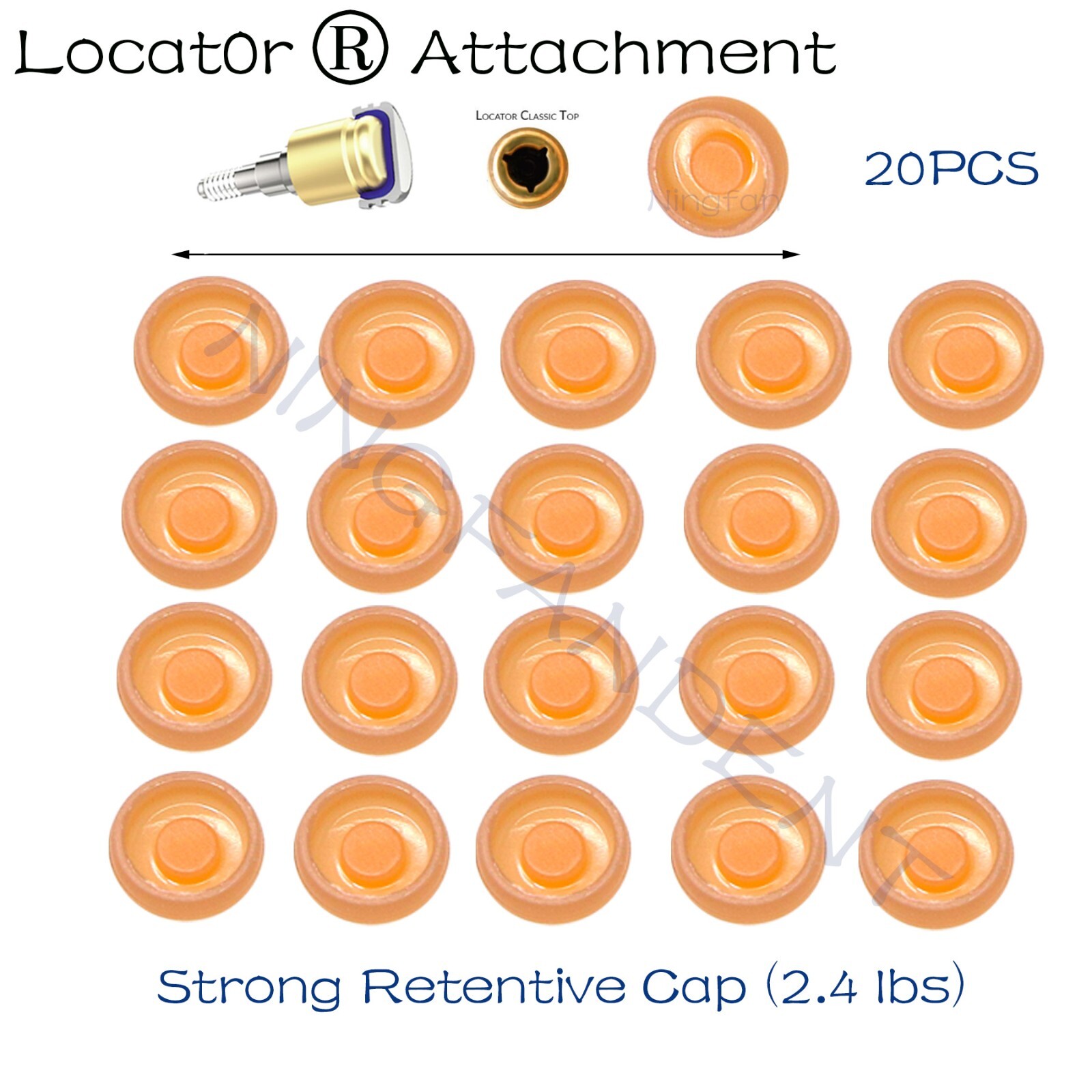 US Locator Tapered Abutment 1-5.0mm height for Zimmer TSV3.5 Mis Adin Implants