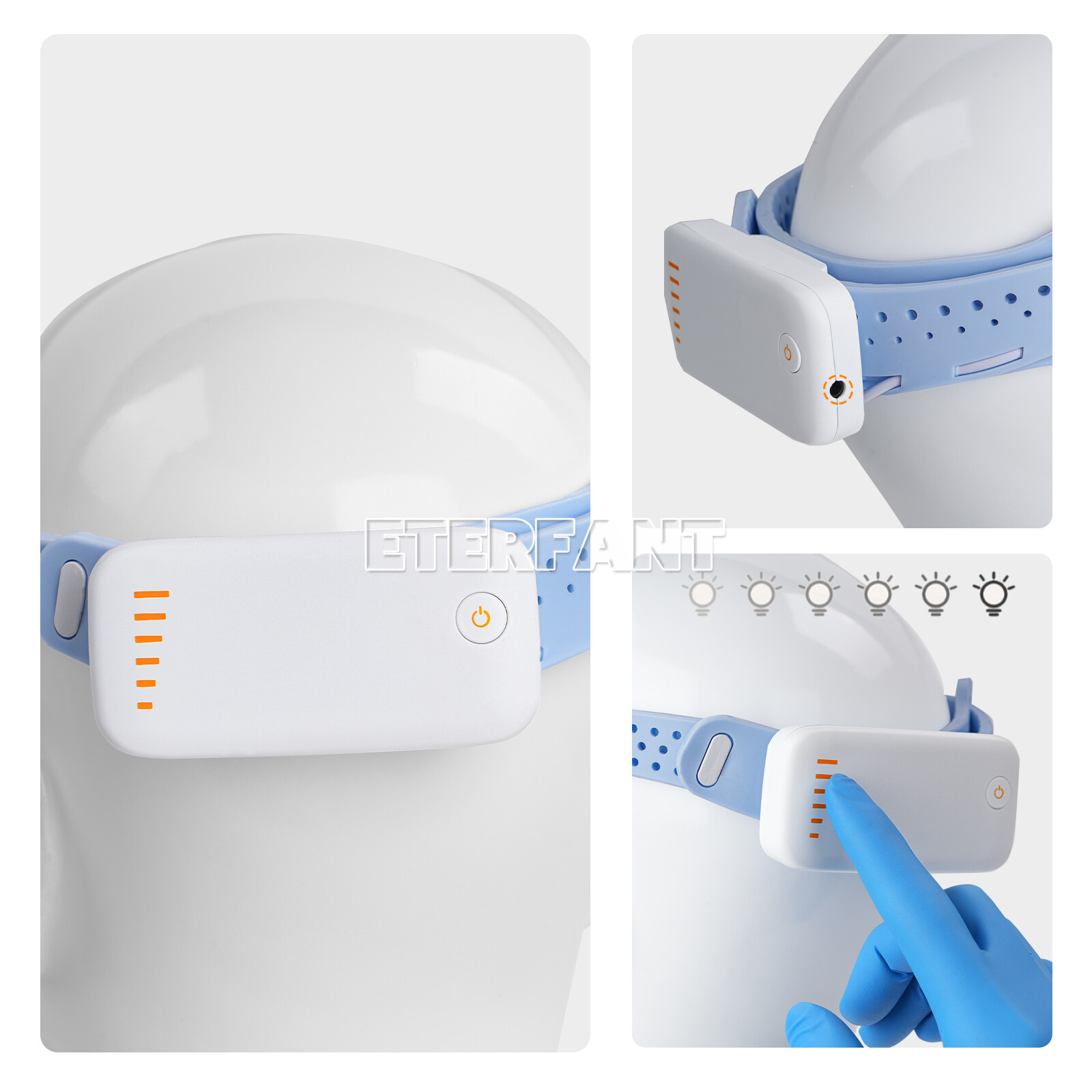 ETERFANT Dental Portable Lightweight Silicone Headlamp Surgery Medical 5W LED US