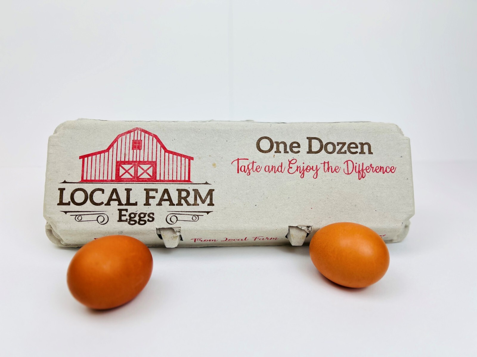 Printed Egg Cartons (Barn) – 100 units
