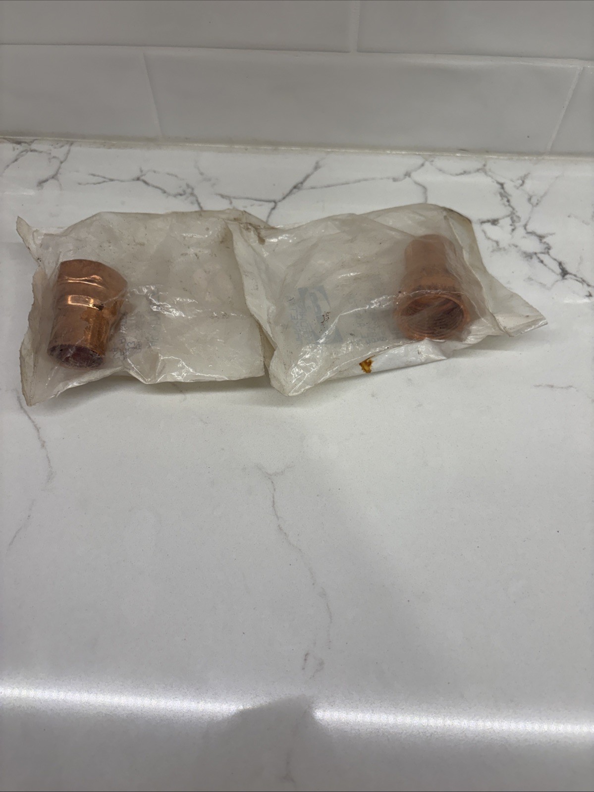 LOT OF 2 NEW NIBCO 603 1/2″ COPPER PRESSURE ADAPTER