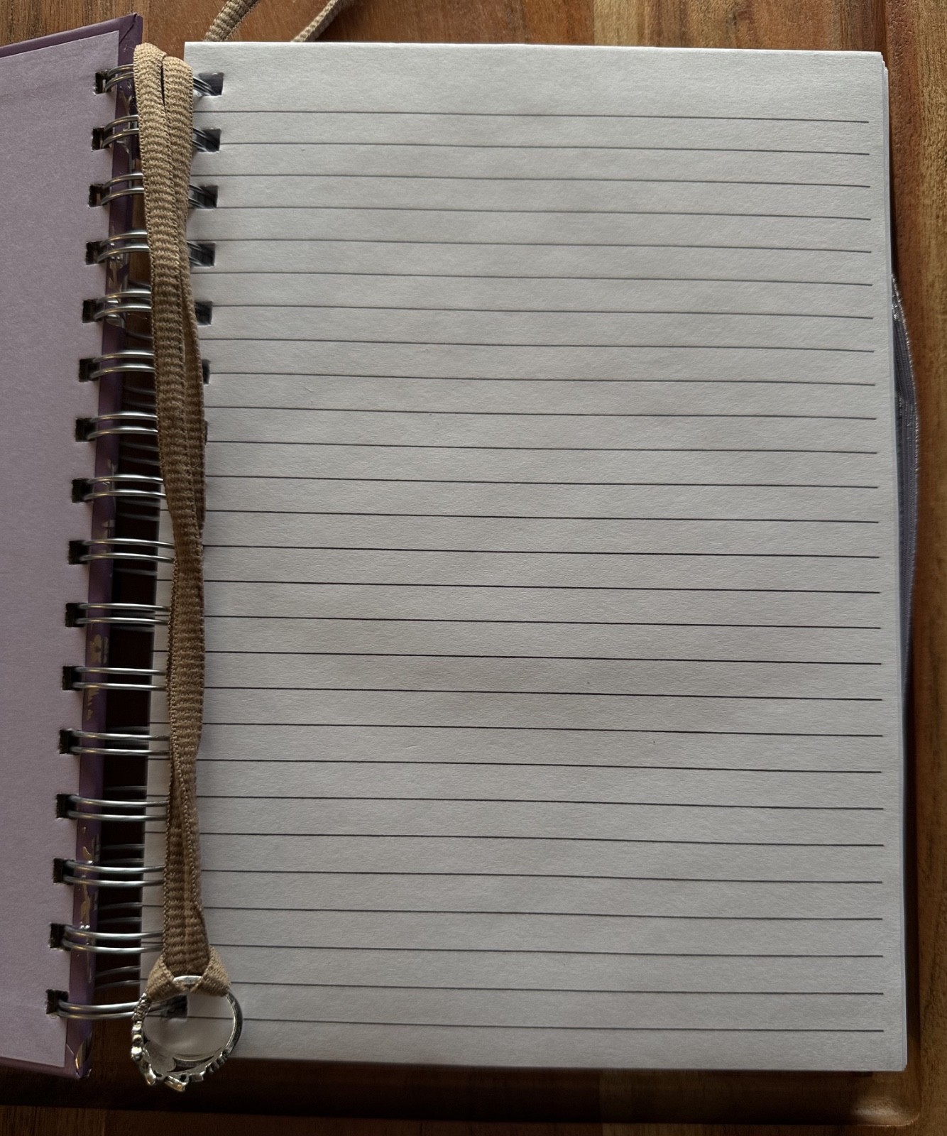 Lined Journal Notebook with ring bookmar Hardcover Journal for Writing, A