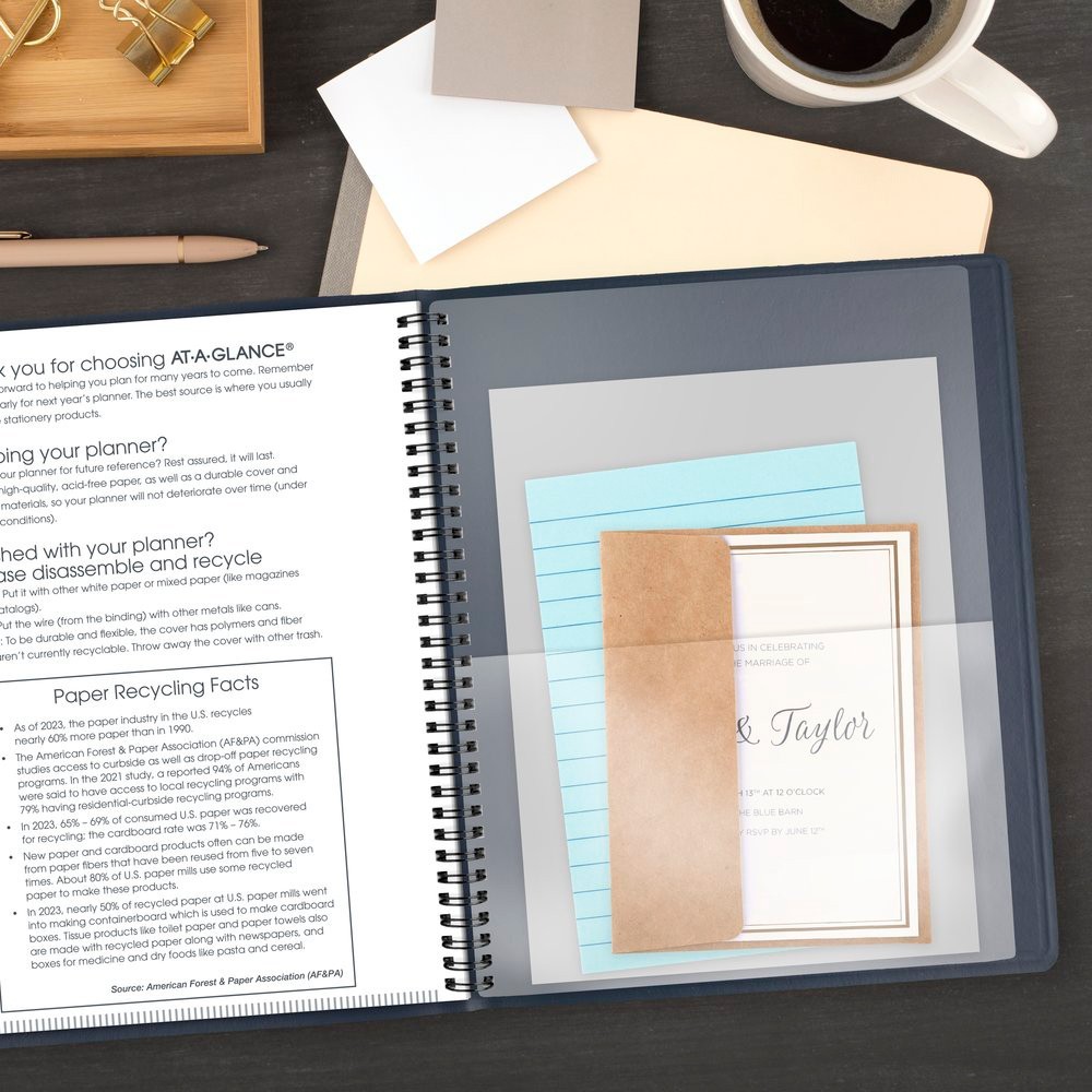 2026 At-A-Glance 70-260-20 15-Month Monthly Planner, 9 x 11″, Navy Cover