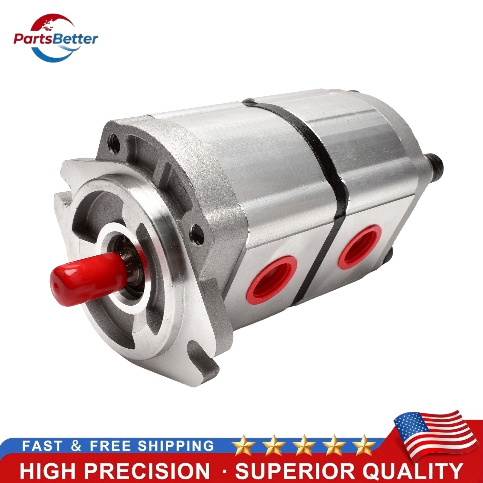 PGP51088G3LP For AGT Hydraulic Pump Two-Section for Skid Steer Loader KTT23 New
