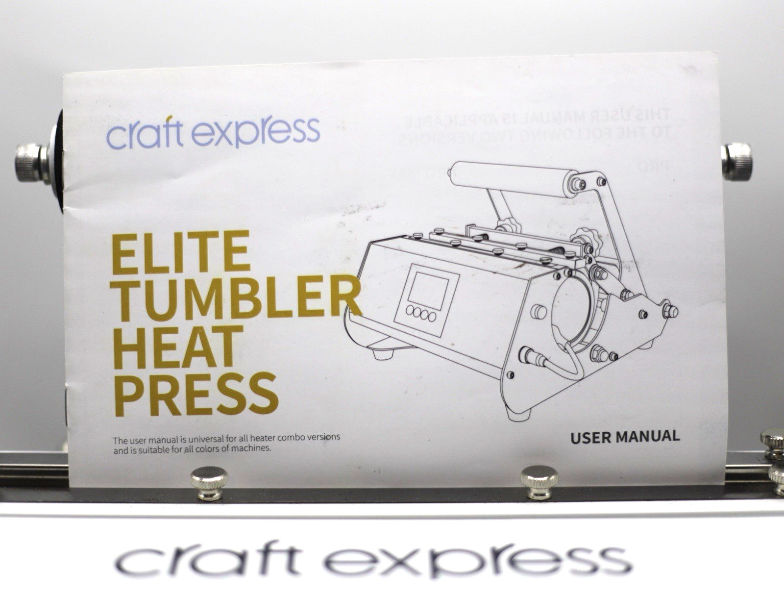 Craft Express Elite Pro Tumbler Heat Press — Sublimation Machine for Tumblers