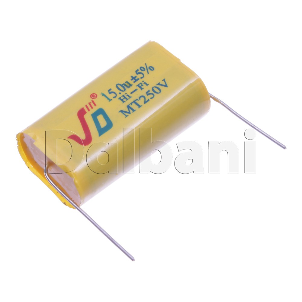 10-Lot MT250V15.0UF Electrolytic Capacitor Axial 15uF 250V